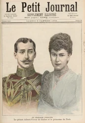 Albert Victorin (1864-1992), Clarencen herttua, Walesin prinssin Edwardin vanhin poika, Victoria Mary of Teckin (1867-1953) kihlaukset Le Petit Journalista, 9. tammikuuta 1892